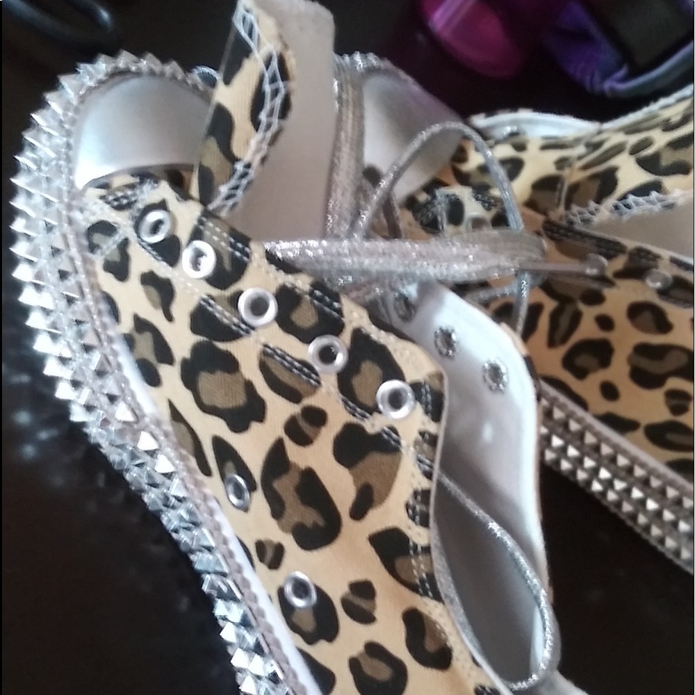 Leopard Print Gym Shoe